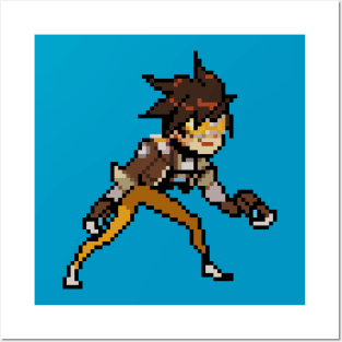 Overwatch - 16-Bit Tracer Posters and Art